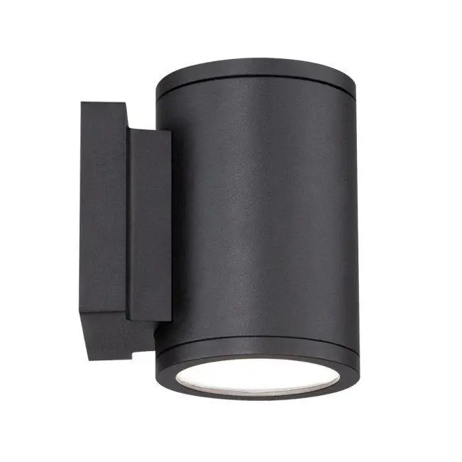WAC Lighting - WS-W2605-BK - Tube Single Wall Mount 3000K 5" - 1 Light Black