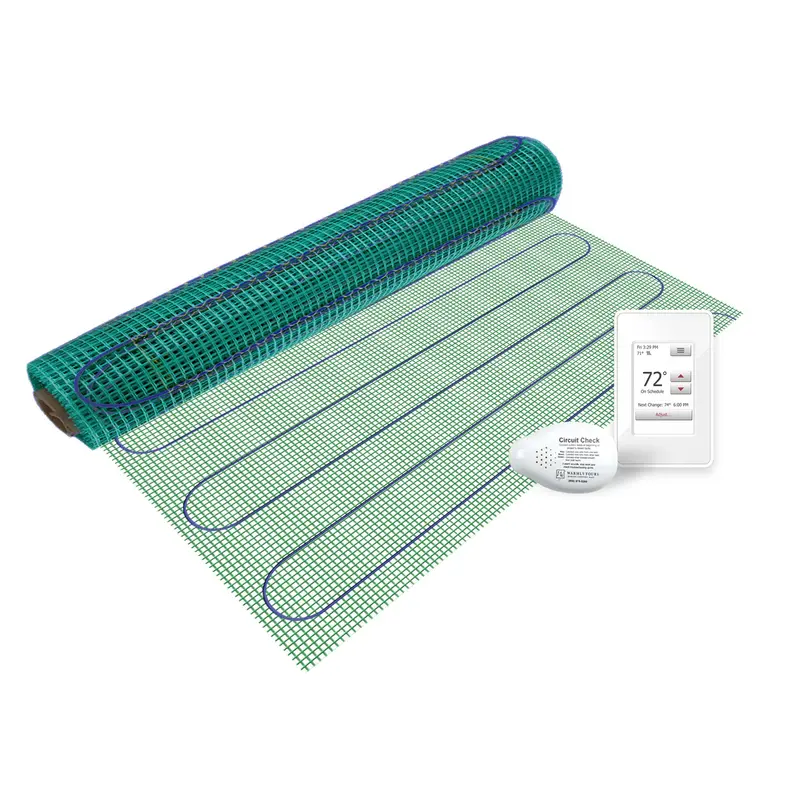 WarmlyYours - TRT120-KIT-OT-3.0x05 - Floor Heating Kit 120V-Tempzone Flex Roll 3.0' x 05' + Touch Screen Thermostat