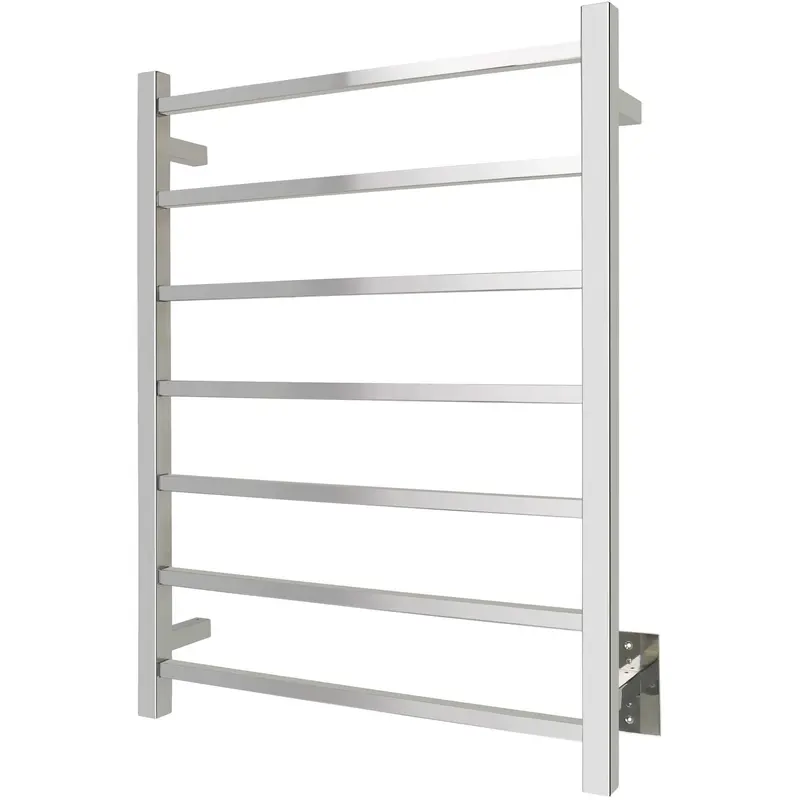 WarmlyYours - TWS2-TAH07PH - Elevate Tahoe 07 Towel Warmer, Polished, Hardwired, 7 bars
