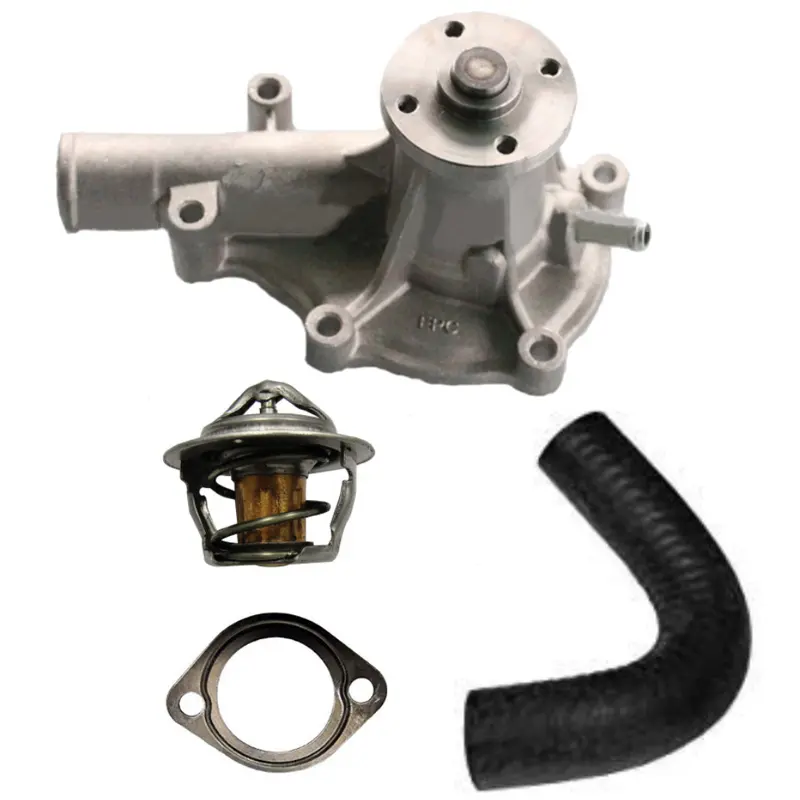 Water Pump w/ Return Hose & Thermostat Fits Bobcat Replaces 6666790