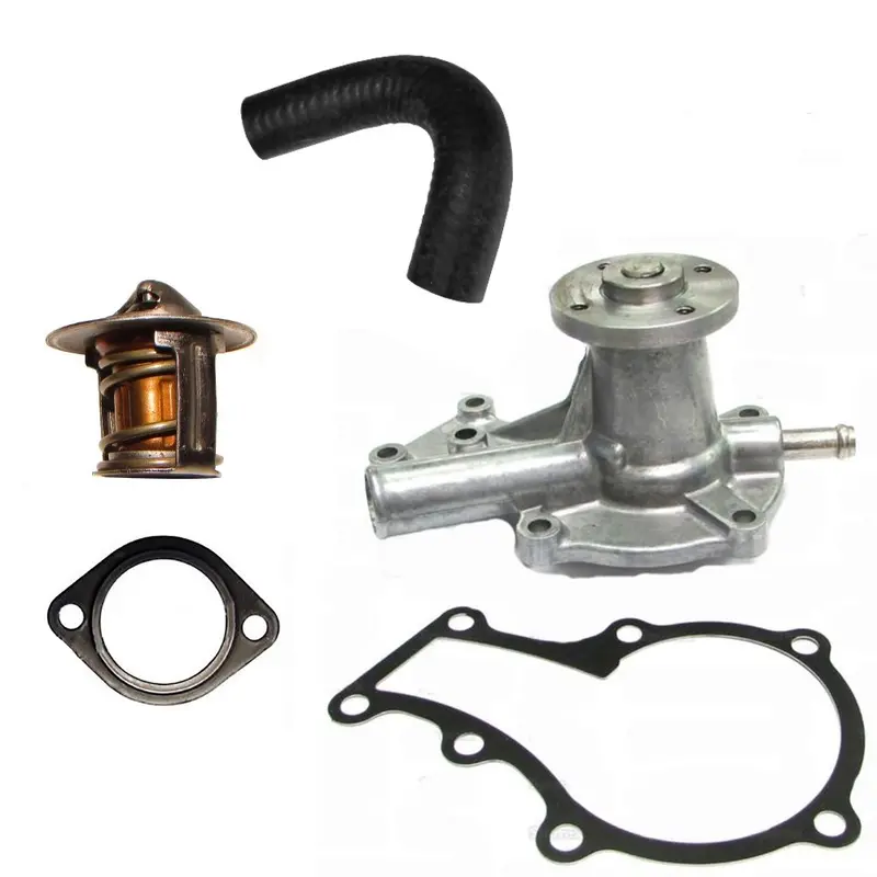 Water Pump with Return Hose & Thermostat Fits Kubota Replaces 15531-73014