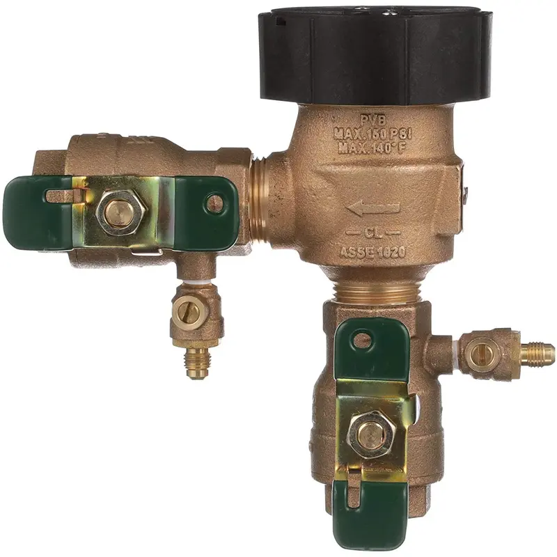 Watts - 1-LF800M4-QT - 1 in Bronze Anti-Siphon Pressure Vacuum Breaker, Quarter Turn Shutoff, Tee Handles 0792012