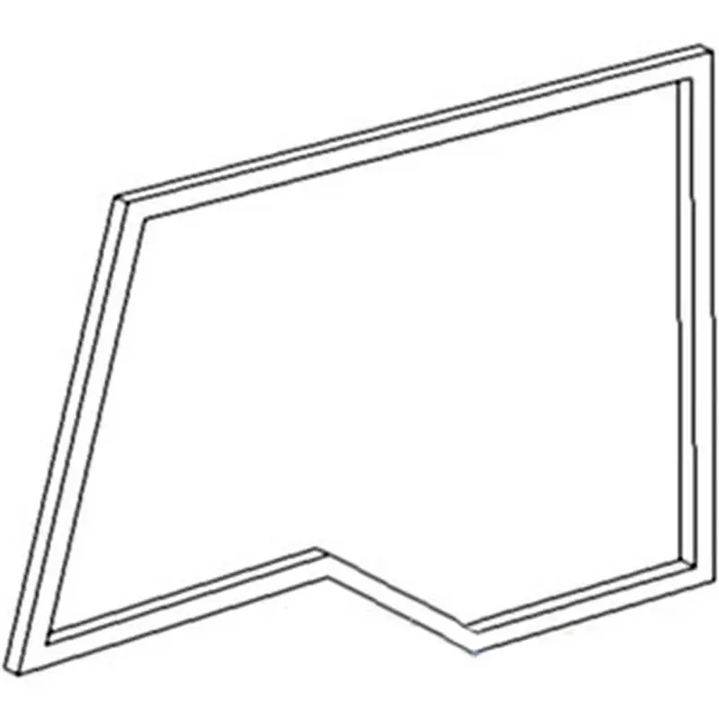 Weather Strip Seal - Side Window Right Hand Fits Case IH 7110 7130 1987247C2
