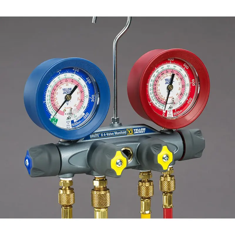 Yellow Jacket - 46010 Brute II 4 Valve Manifold only