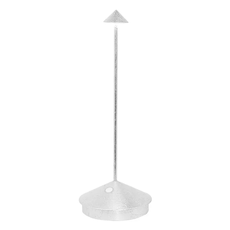 Zafferano  LD0650BFA Pina Pro Table Lamp - Silver Leaf