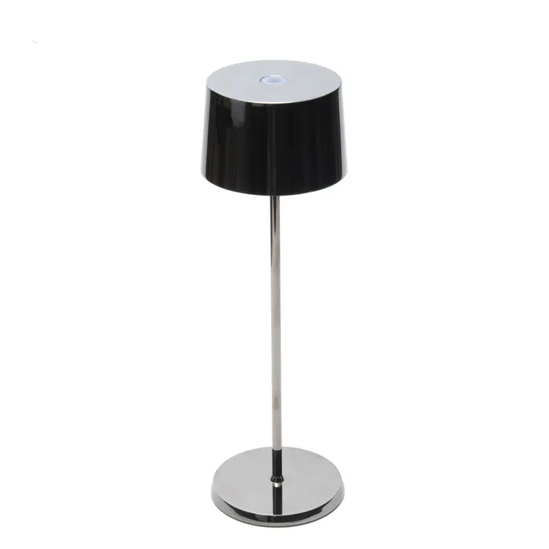 Zafferano LD0850BC4 Olivia Pro Table Lamp - Black Chrome