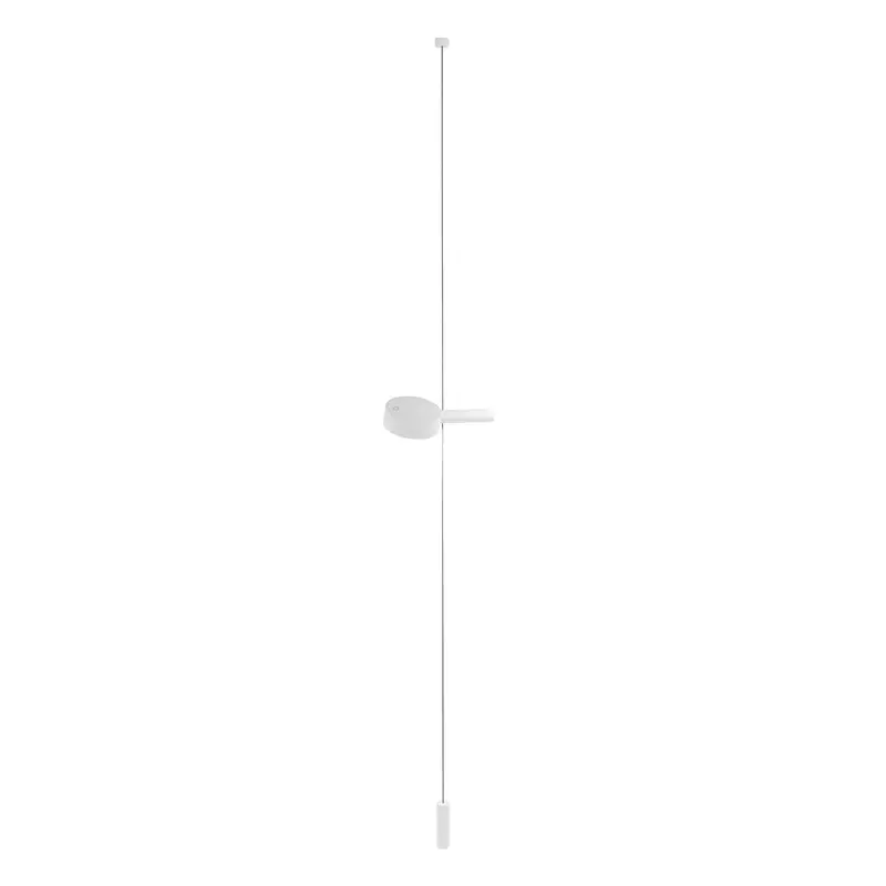 Zafferano LD1157B3 Super O Suspended Floor Lamp – 1-Light, White