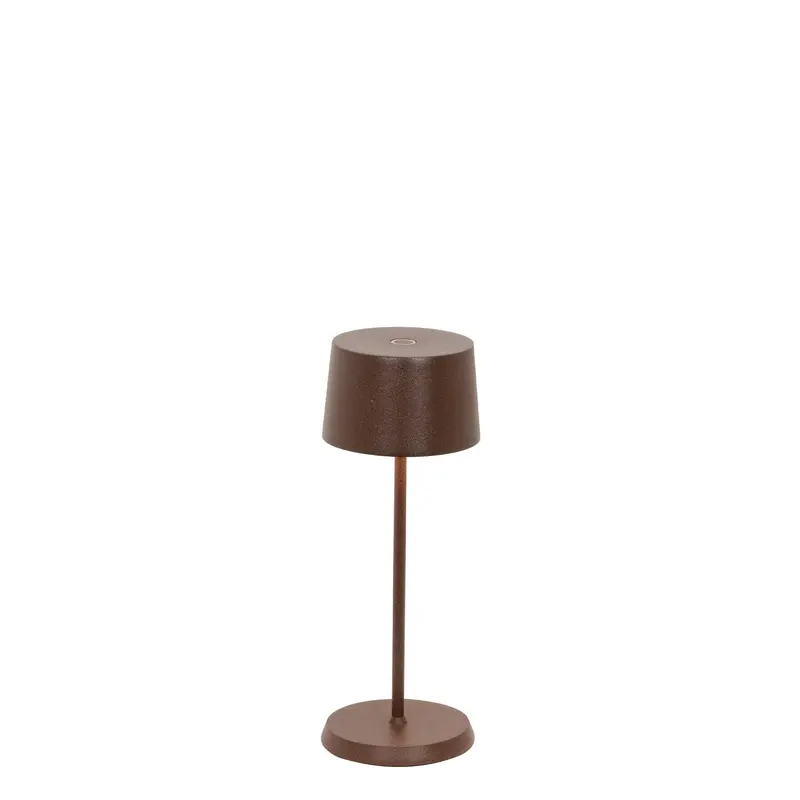 Zafferano LD1840R3 Olivia Pro Micro Table Lamp - Rust