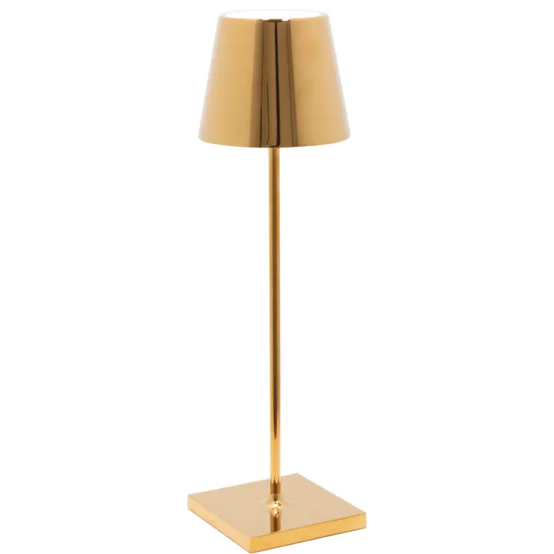 Zafferano Poldina Glossy Table Lamp LD0340O4 Glossy Gold