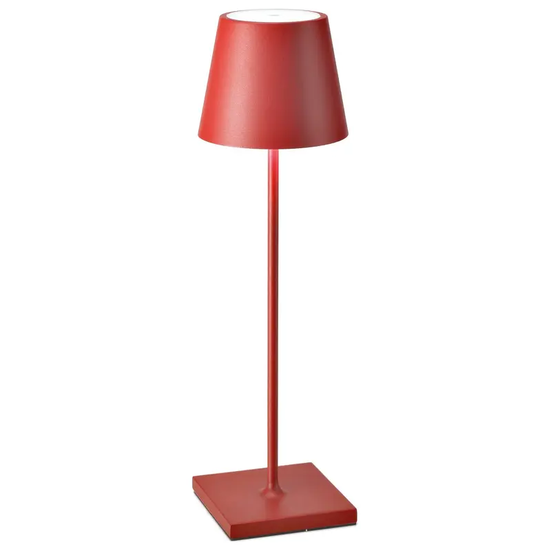 Zafferano Poldina Pro Table Lamp LD0340F4 Red