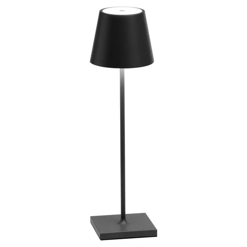 Zafferano Poldina Pro Table Lamp LD0340N4 Dark Grey