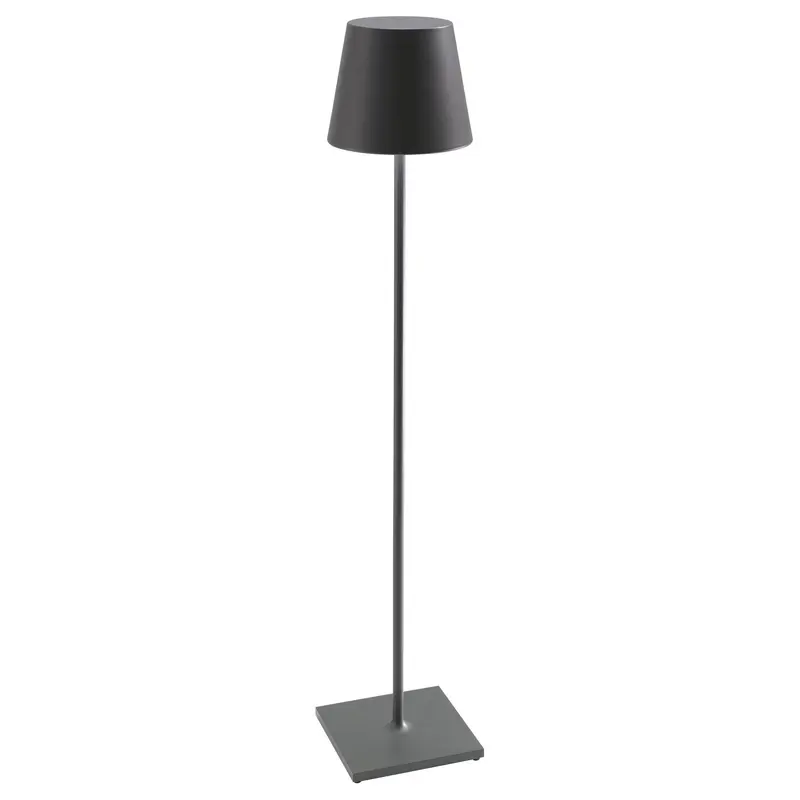 Zafferano Poldina Pro XXL Floor Lamp LD0360N3 Dark Grey