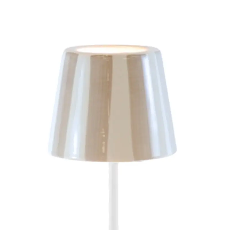 Zafferano SDZA-340-SAND Poldina Pro Lido Ceramic Shade - Sand Stripes