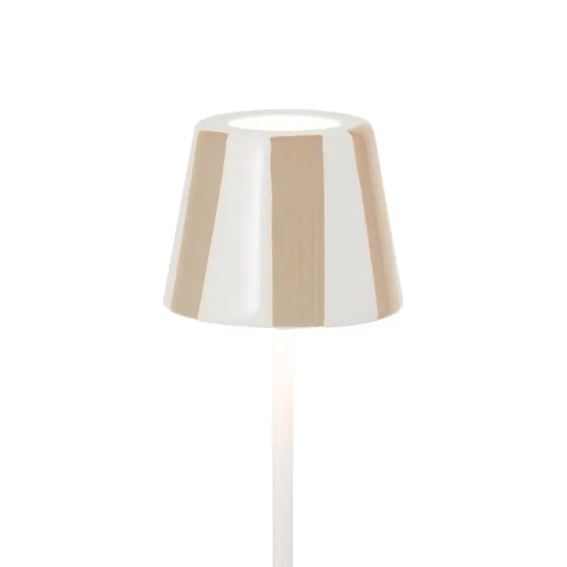 Zafferano SDZA-490-SAND Poldina Pro Micro Lido Ceramic Shade - Sand Stripes