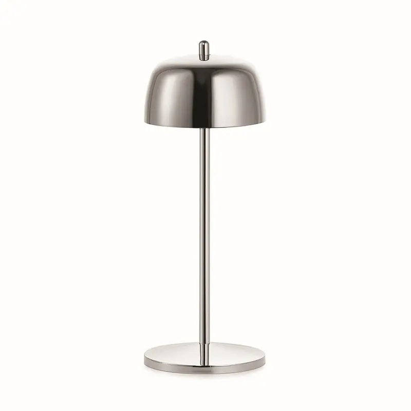 Zafferano Theta Table Lamp LD1000C3 Polished Chrome