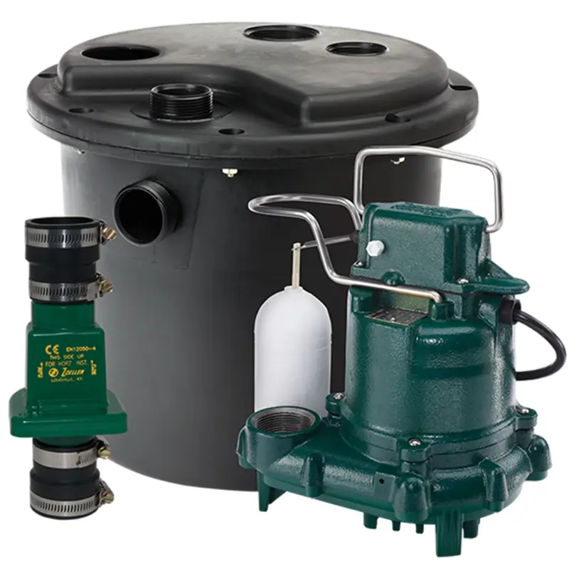 Zoeller 105-0001 Drain Pump System with M53 (9′ Cord) — Preassembled