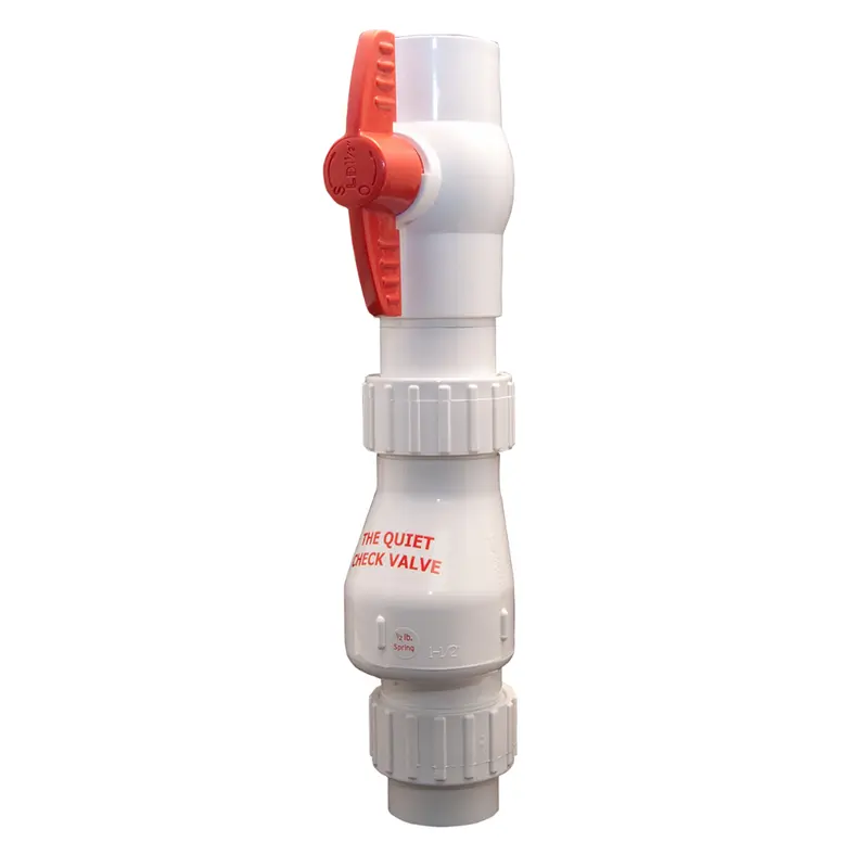 Zoeller 30-0048 — 2″ Quiet Check Valve w/ Quarter Turn Ball Valve