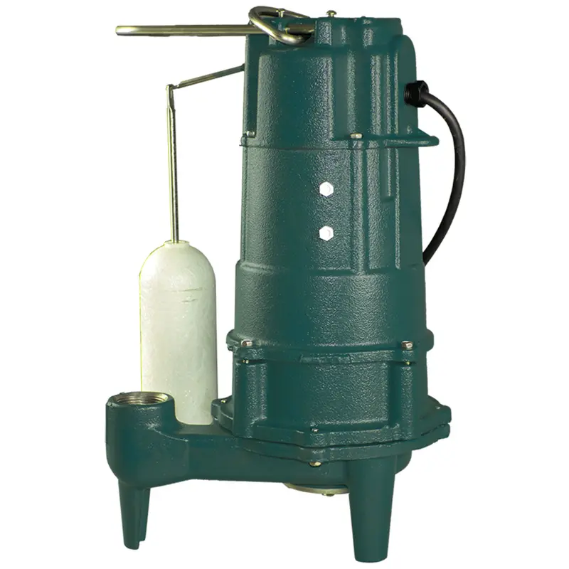 Zoeller 807 Grinder Pump with 15′ Cord — 1 HP Automatic Residential Grinder Pump 807-0001